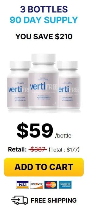 vertifree  price 3 bottle