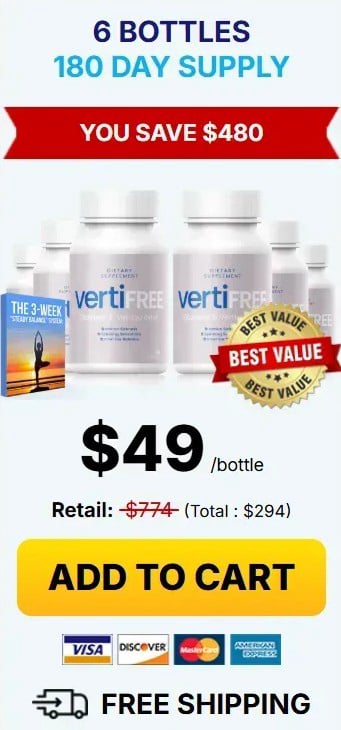 Vertifree price 6 bottle